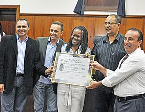 União Negra de Itu recebe Medalha "Zumbi dos Palmares"
