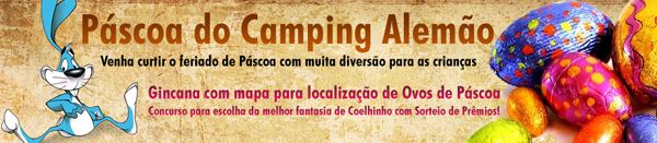 Crianças são destaque na Páscoa do Camping do Alemão