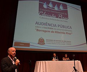 Itu participa de audiência pública sobre barragem do Piraí