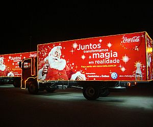 Caravana de Natal da Coca-Cola passará duas vezes por Itu