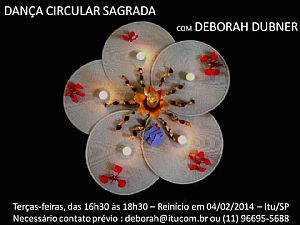 Entre na Roda semanal de Dança Circular com Deborah Dubner