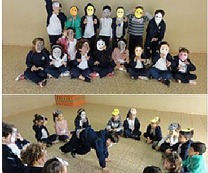 Alunos do Colégio Lumen criam máscaras de animais