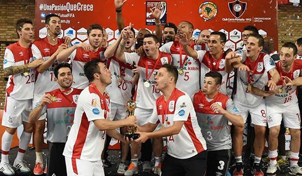 Futsal Brasil Kirin sagra-se campeão da Copa Libertadores Zona Sul