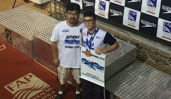 Nadador ituano se destaca no Campeonato Brasileiro Infantil