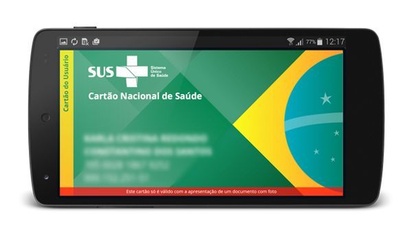 Cartão SUS ganha versão digital do Ministério da Saúde