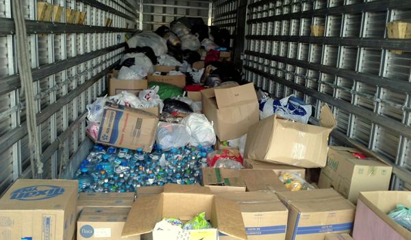 Salto arrecada 20 toneladas de donativos para desabrigados de Mariana