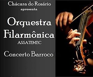 Orquestra Filarmônica da Assatemec se apresenta na Chácara do Rosário 