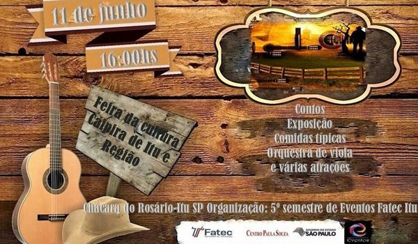 "Feira da Cultura Caipira de Itu e Região" será realizada na Rosário
