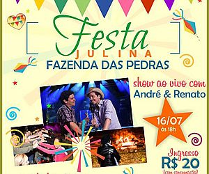 Fazenda das Pedras promove Festa Julina com show ao vivo
