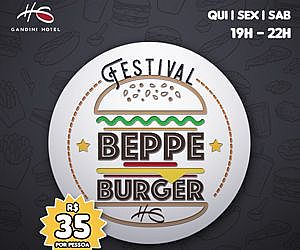 Gandini Hotel promove festival "Beppe Burger"