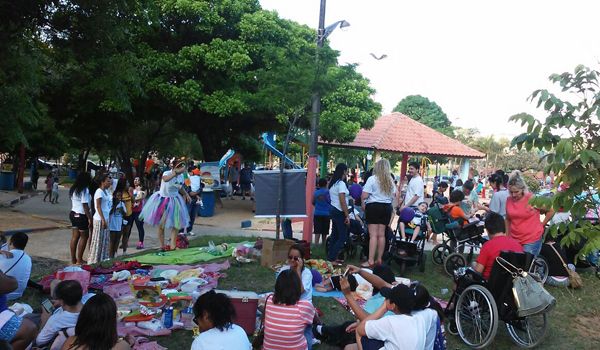 Parque Cidade da Criança recebe atividade de inclusão social