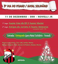 Ituano realiza Jogo do Natal Solidário no Estádio Novelli Júnior