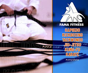 Fama Fitness Academia oferece diversas modalidades de luta