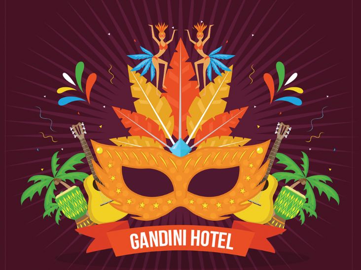 Gandini Hotel divulga pacotes de hospedagem para o Carnaval