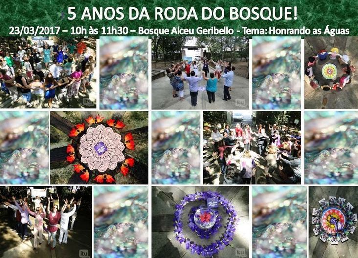 Bosque Alceu Geribello celebra cinco anos com Danças Circulares