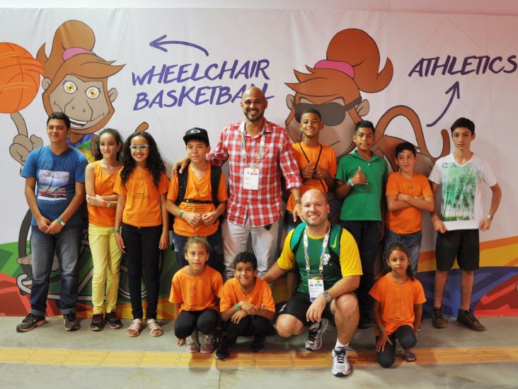 Ituanos visitam Centro de Treinamento Paralímpico Brasileiro