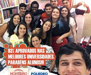 Colégio Monteiro Lobato obtém índice de 93% de aprovação no vestibular