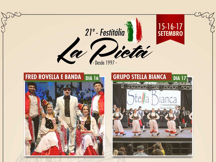 Cabreúva realiza 21ª Festitália 'La Pietá'