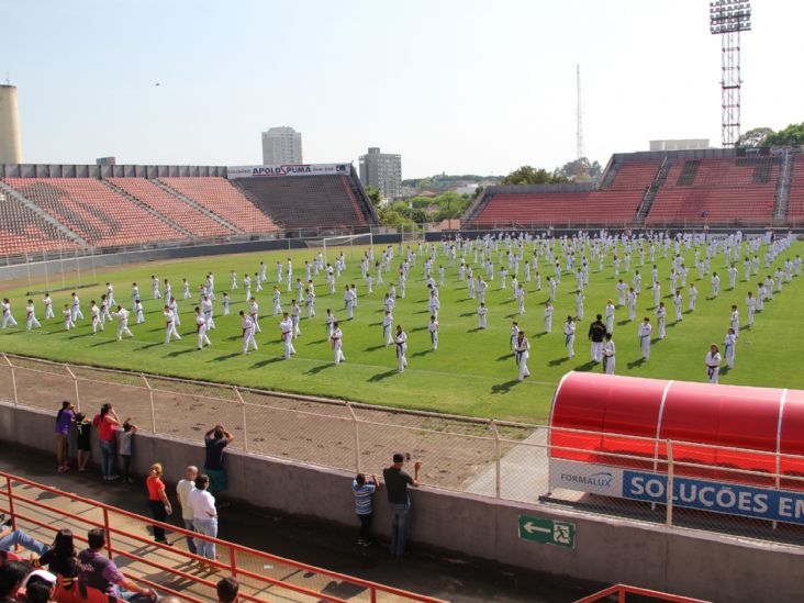 Festivais de Taekwondo lotam ginásio de esportes em Itu