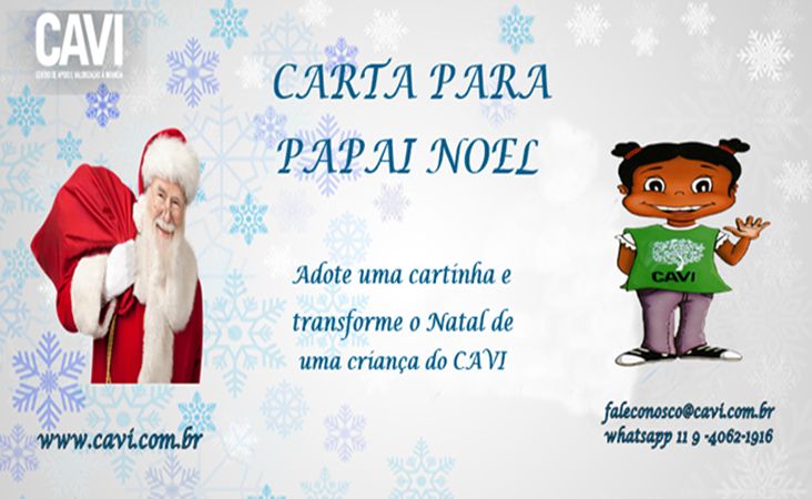 CAVI lança campanha "Carta para Papai Noel"