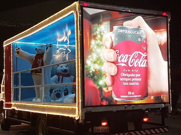 Caravana de Natal da Coca-Cola percorre a Cidade Nova nessa sexta
