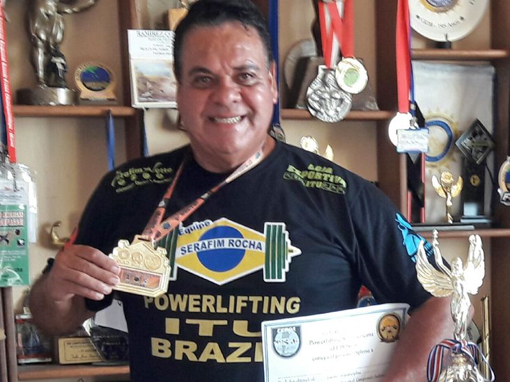 Serafim Rocha sagra-se mais uma vez Campeão Paulista de Powerlifting