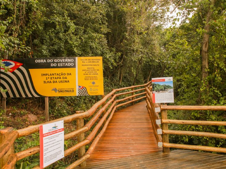 Parque Natural Ilha da Usina é inaugurado em Salto