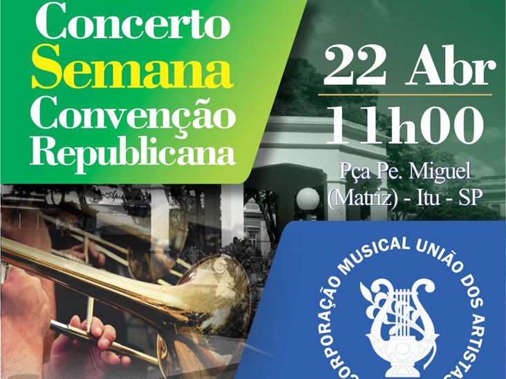 Banda União realiza concerto comemorativo da "Semana da Convenção"