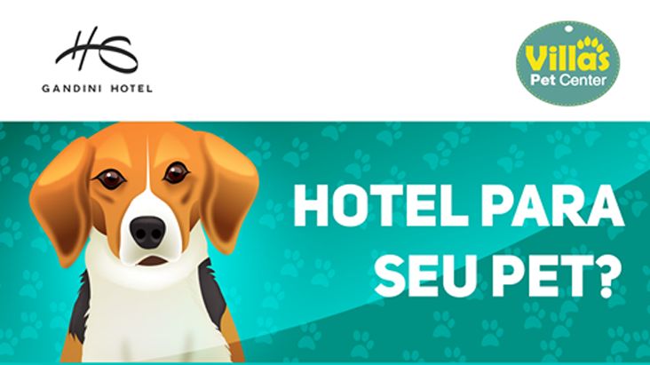 Gandini Hotel faz parceria com empresa para hospedar pets