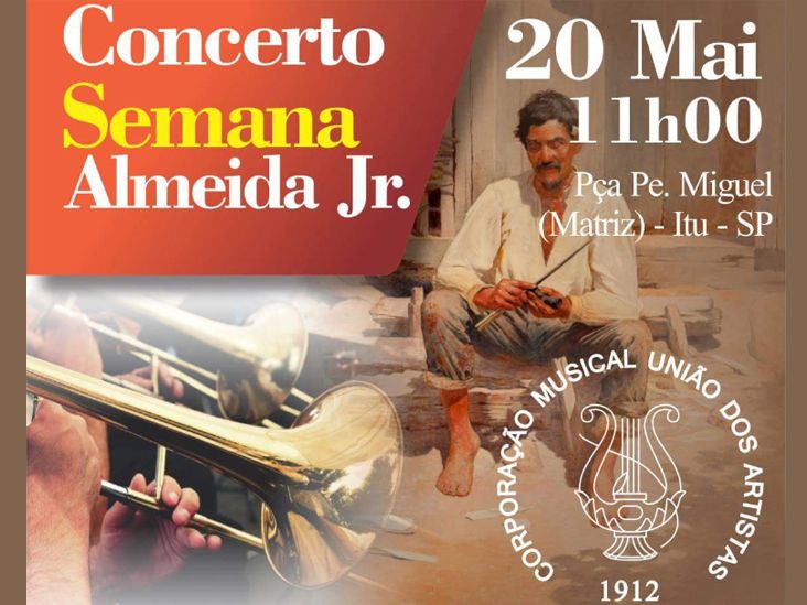 Banda União promove concerto comemorativo à Semana Almeida Júnior