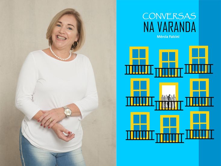 Educadora Mércia Falcini lança livro "Conversas na Varanda"