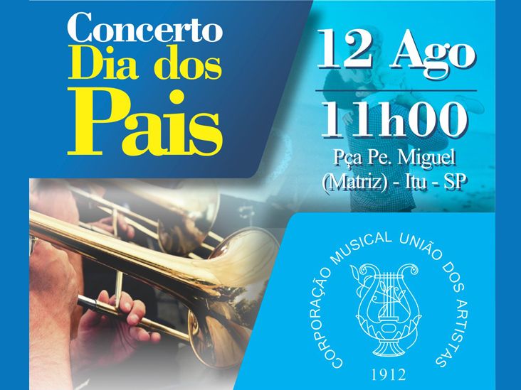 Banda União promove concerto comemorativo de Dia dos Pais