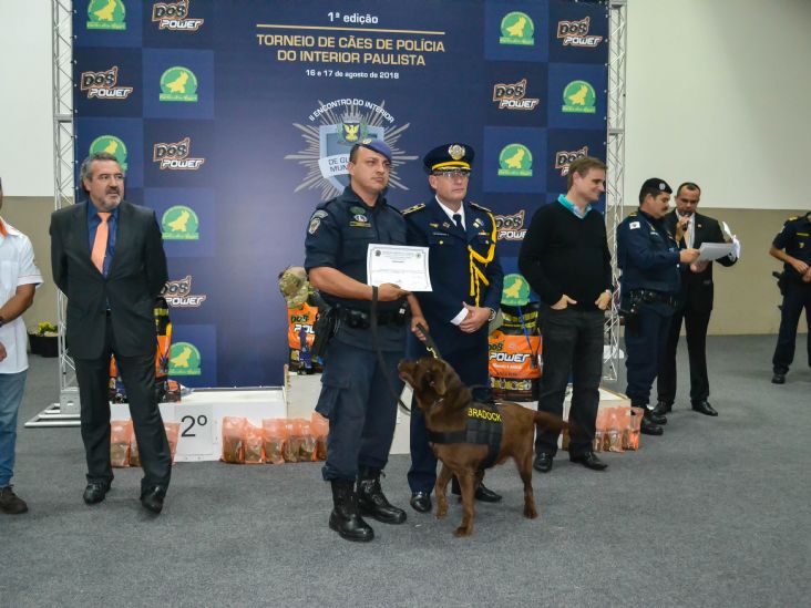 Canil da GCM de Itu fica em 4º lugar no 1º Torneio de Cães de Polícia