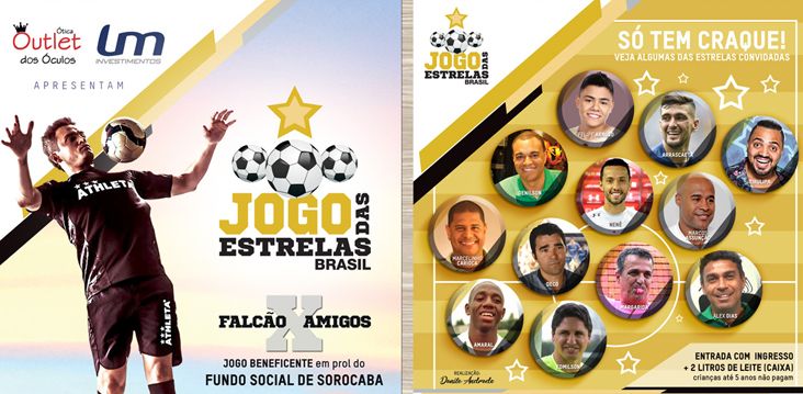 Falcão traz para Sorocaba 2º Jogo das Estrelas Brasil em dezembro