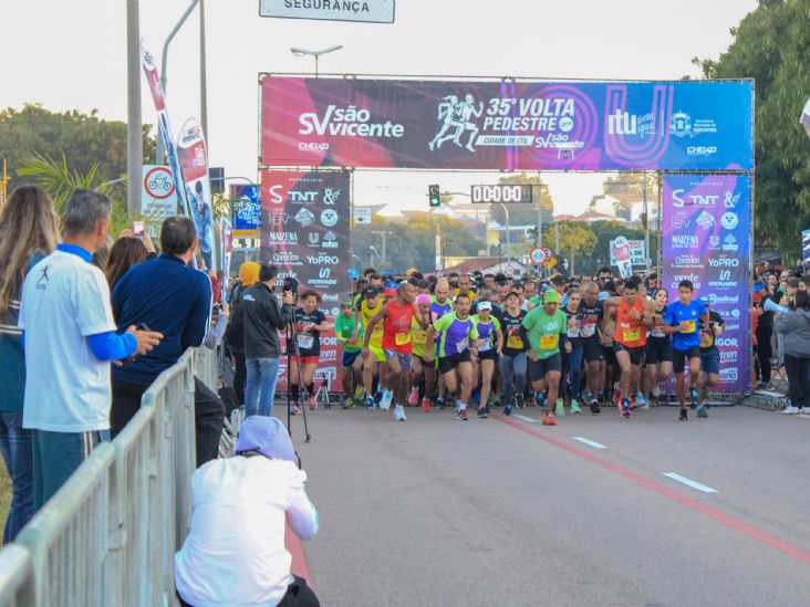 35ª Volta Pedestre de Itu reúne milhares de atletas