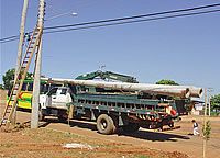 CPFL realiza troca de postes no Pirapitingui