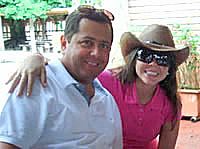 Comandante Castilho e seus três filhos