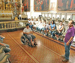 Alunos da APAE participam do projeto "Trilha do Saber"