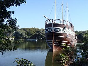 Caravela da Lagoa do Taquaral está em reforma