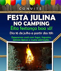 Camping Cabreúva promove Festa Julina dia 16