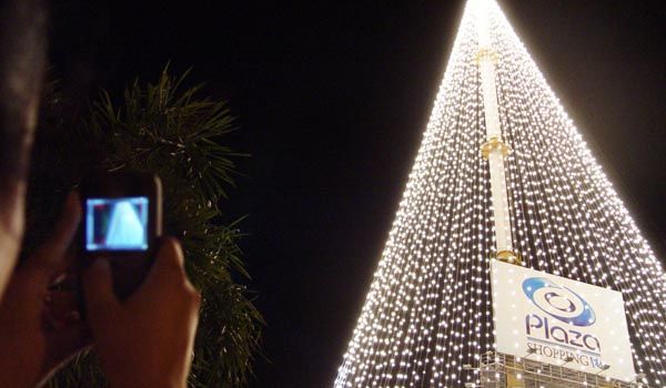 Árvore de Natal Gigante faz sucesso nas redes sociais 