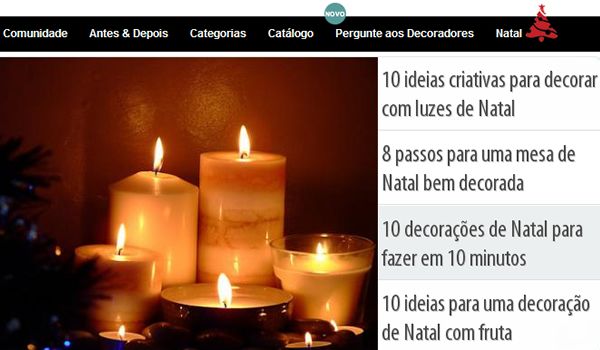 É Natal! Acompanhe dicas simples e rápidas de decoração!