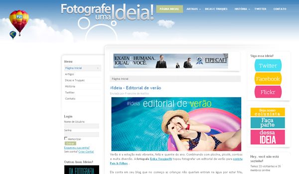 Web do Bem: Fotografe uma Ideia