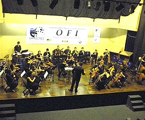 Orquestra Filarmônica de Itu realiza uma apresentação no Temec