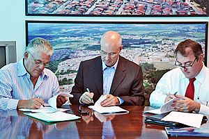 Itu assina contrapartida do projeto de drenagem dos córregos 