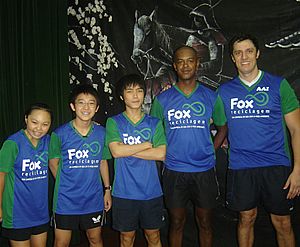 Equipe ituana disputa campeonato de tênis de mesa