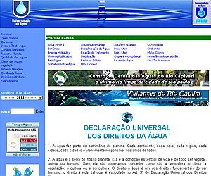 Web do Bem: Educando sobre a água