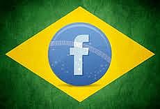 Brasil é o segundo no mundo com mais usuários do Facebook