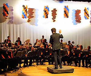 Apresentação especial marca 5º aniversário da Banda Marcial de Salto