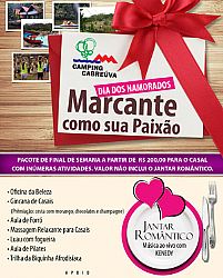 Dia dos Namorados tem programação recheada no Camping Cabreúva